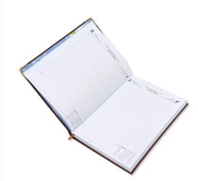 FIS Executive Daily Diary 2024 (Arabic/English) Brown - FSDI88AE24BR