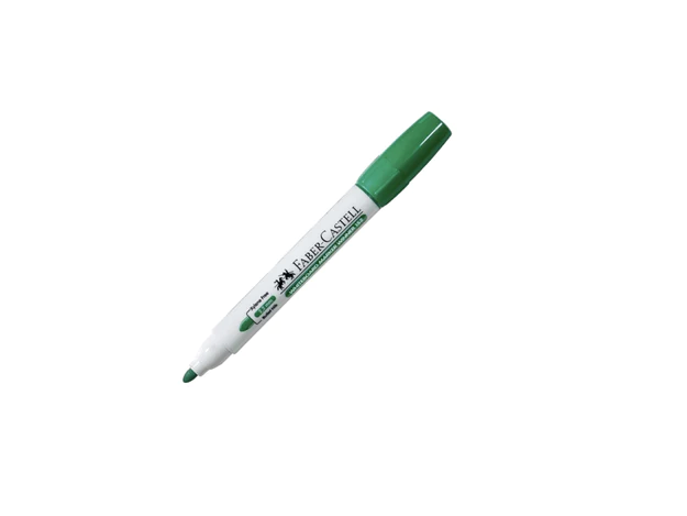 Faber Castell Whiteboard Marker, Bullet Tip, Green