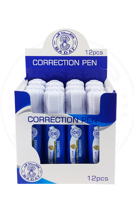 SADAF CORRECTION PEN 10ML BLUE SDF-101B BLUE- (1X12)