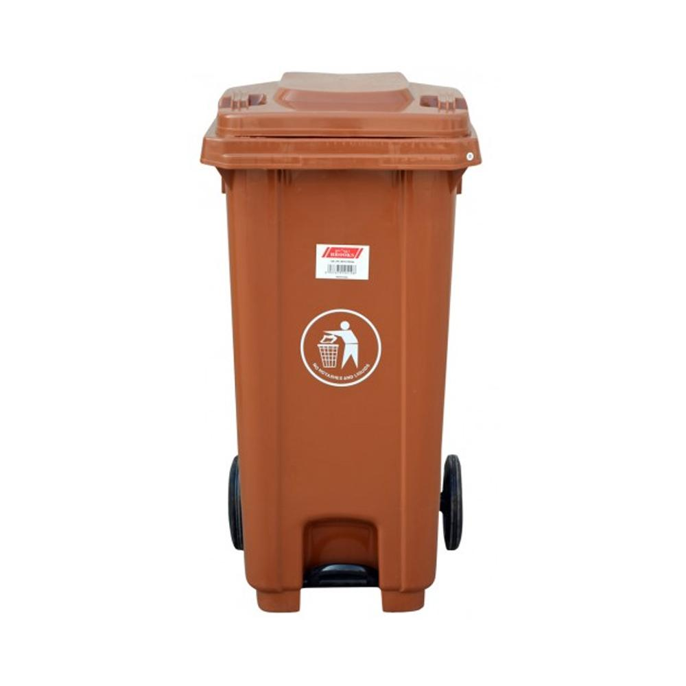 AKC | Modern Garbage Bin | 240LTR | BROWN