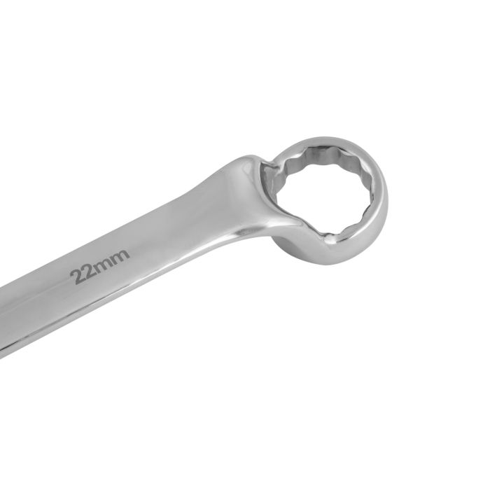 Geepas 22mm Ring Spanner - 12 Point Double Ring Spanner| CRV Material, Mirror Finish | Ideal For Mechanic, Plumbers, Carpenter, DIYers And More