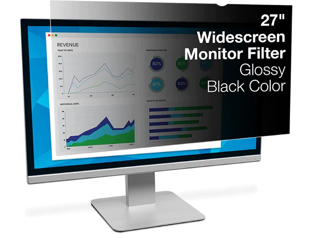 3M™ Privacy Filter for 27in Monitor, 16:9, PF270W9B