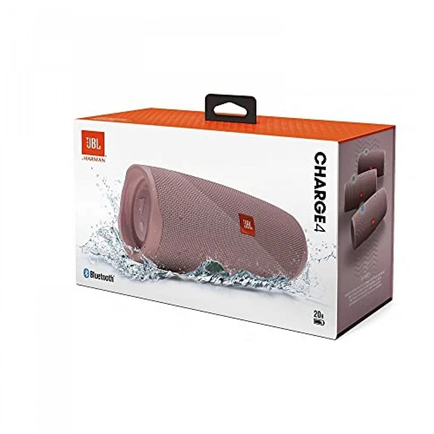 JBL Charge5 Splashproof Portable Bluetooth Speaker - Pink