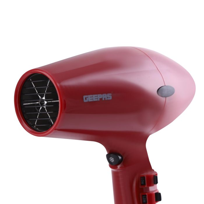 Geepas GHD86007 2000W Ionic Hair Dryer - Professional Conditioning Hair Dryer For Frizz Free Styling With Concentrator - 2-Speed & 3 Temperature Settings, Cool Shot Function Powerful | 2-Years Warrant