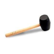RUBI 65905 BLACK RUBBER MALLET 17.6 OZ. (500 GR.)