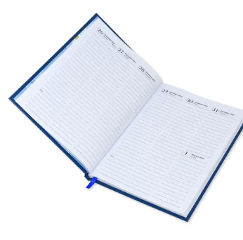 FIS A5 Diary 2023 English (1-Week at a glance) Black - FSDI78EV23BK