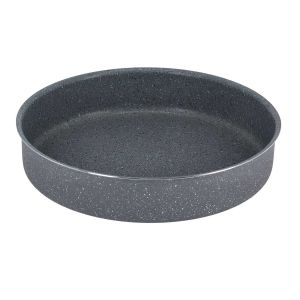 Royalford 36Cm Round Baking Tray - Aluminium - Grey
