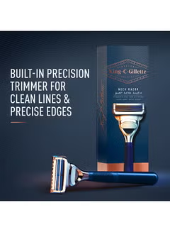 Pack of 3 King, C Neck, Shaving Razor, Blades With Skin Guard