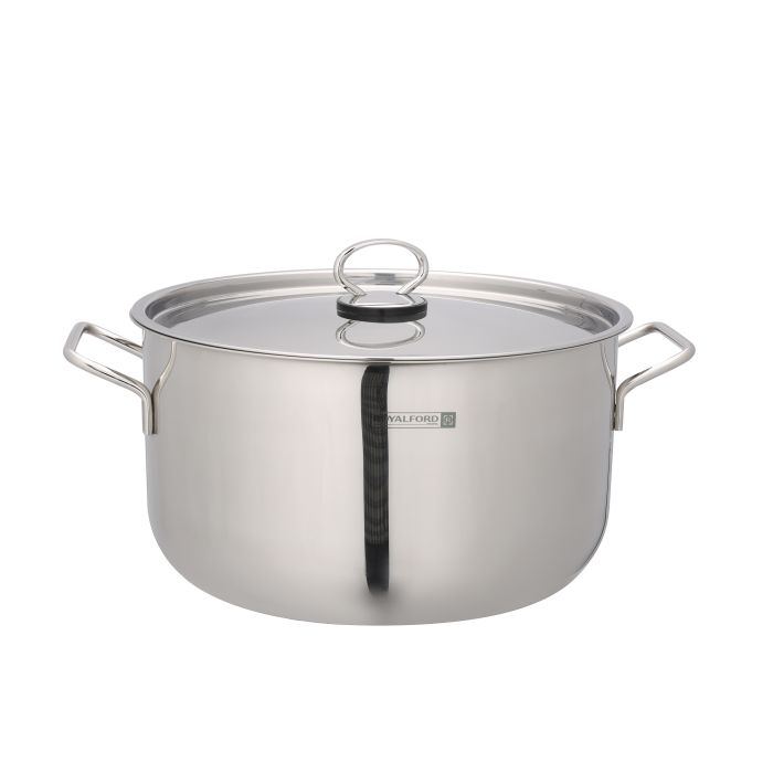 30cm Stainless Steel Casserole With Lid, Non-Stick, RF10127 | 3 Layer Thick Base | Casserole Pot With Ergonomic Handles | Compatible With Induction, Hot Plate, Halogen, Gas