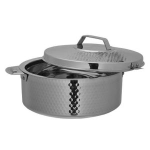 Royalford Re Hammerd Hot Pot - Stainless Steel - Silver - RF10539