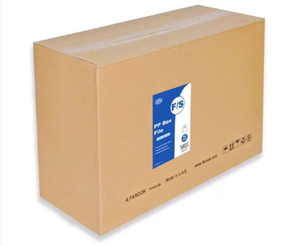 FIS 10-Pieces PP Lever Arch File, 8cm, F/S Size, Violet - FSBF8PVIOFN10