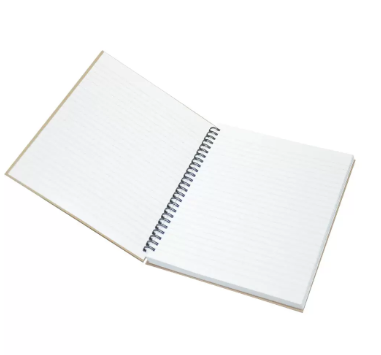 Light Spiral Hard Cover Notebook Single Line (Pack of 5 Pcs X 100 Sheets) 9X7 Inch Size - LINBS971805