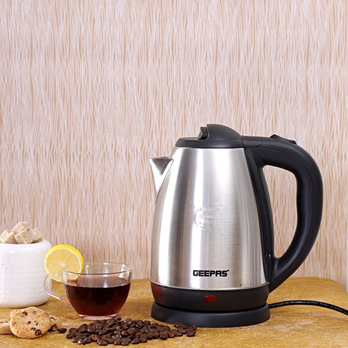 1.8L Electric Kettle 1800W - Stainless Steel Cordless Kettle| Auto Shut-Off & Boil-Dry Protection | Heats Up Quickly & Easily | Boiler For Hot Water, Tea & Coffee Maker | 2 Year Warranty