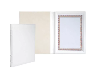 FIS Executive Italian PU Certificate Folders with A4 Certificate and Gift Box