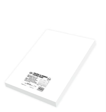 FIS 2023 Golden Diary A4 English Bonded Leather 1-Side Padded Black - FSDI48EGB23BK