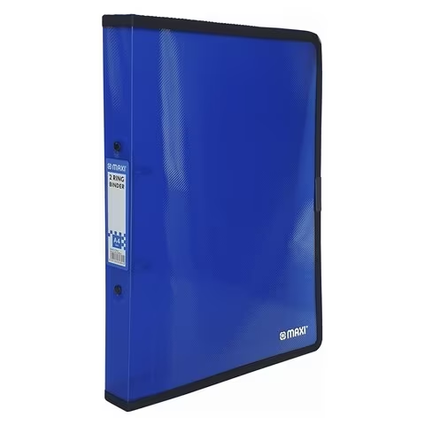 Maxi 2 Ring Binder A4 Size Blue