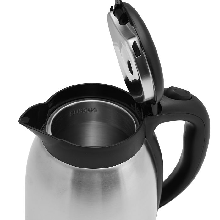 Geepas 1.7L Electric Kettle | Stainless Steel Cordless Kettle| Auto Shut-Off & Boil-Dry Protection | Heats Up Quickly & Easily | Boiler For Hot Water, Tea & Coffee Maker | 1500W | 2 Year Warranty