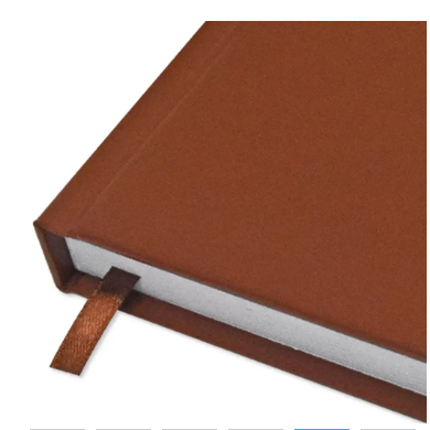 FIS Agenda Diary 2024 (English) 1-Side Padded, Gold Corners, Brown - FSDI75EVG24BR