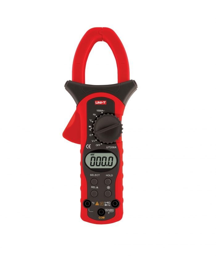 UNI-T UT206A DIGITAL CLAMP METERS TRUE RMS 1000A (NEW); 400MV-600V