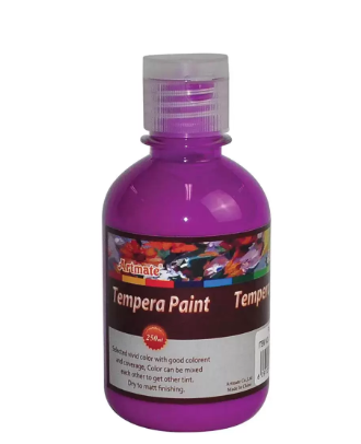 Artmate Tempera Fluorescent (purple), 250 Ml