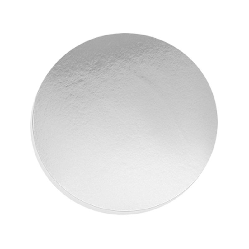 Falcon Cake Board 12″ Round Silver – 5 Pieces