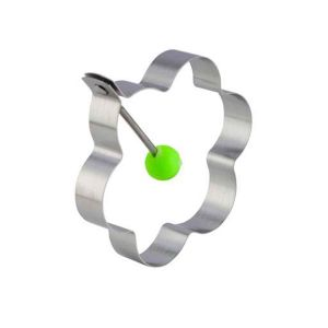 Royalford Egg Fry Mold - Stainless Steel - Silver - 6294016420707