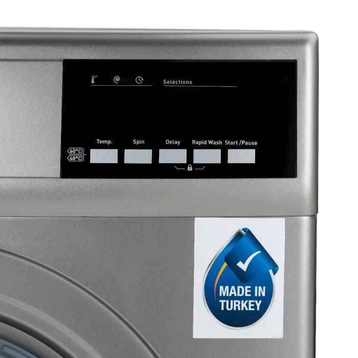8kg 1000RPM Fully Automatic Front Load Washing Machine GWMF8021STV Geepas