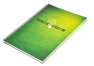 LIGHT Pack of 5 Spiral Hard Cover Note Book, 100 Sheets, Size A4 - LINBSA41001310