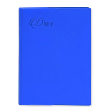 Fis 2024 Pocket Diary English With Pvc Soft Cover Blue -FSDI09E24BL