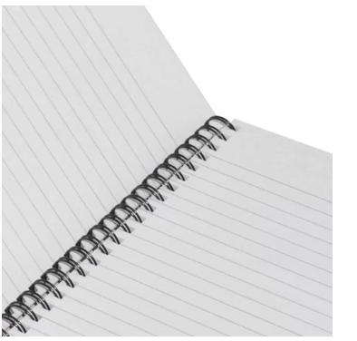 LIGHT Pack of 5 Spiral Hard Cover Note Book, 100 Sheets, Size A4 - LINBSA41001309