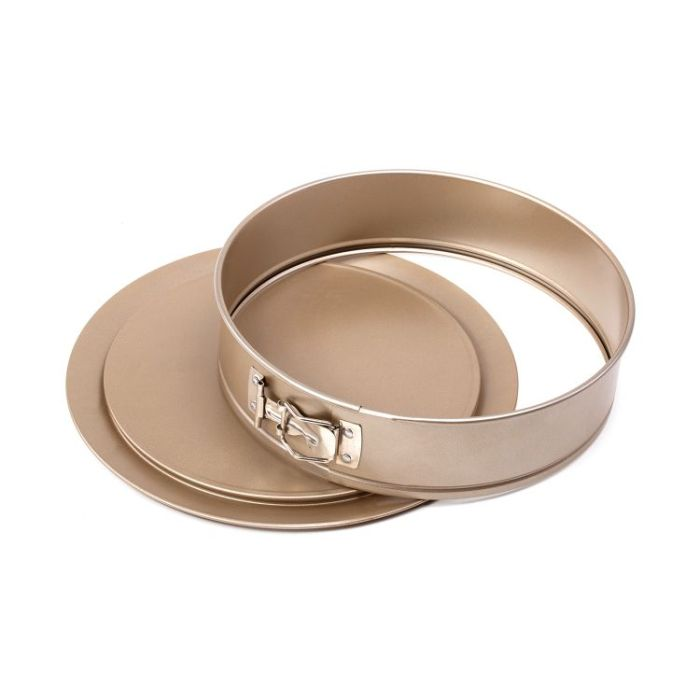 Royalford RF8797 Non-Stick Spring Form Cake Tin - Large Round Baking Pan 26x6.8 Cm - Premium Baking Trays For Multilayer Cake - Loose Bottom Cake Bakeware For Soft Spongecakes And Cheesecakes