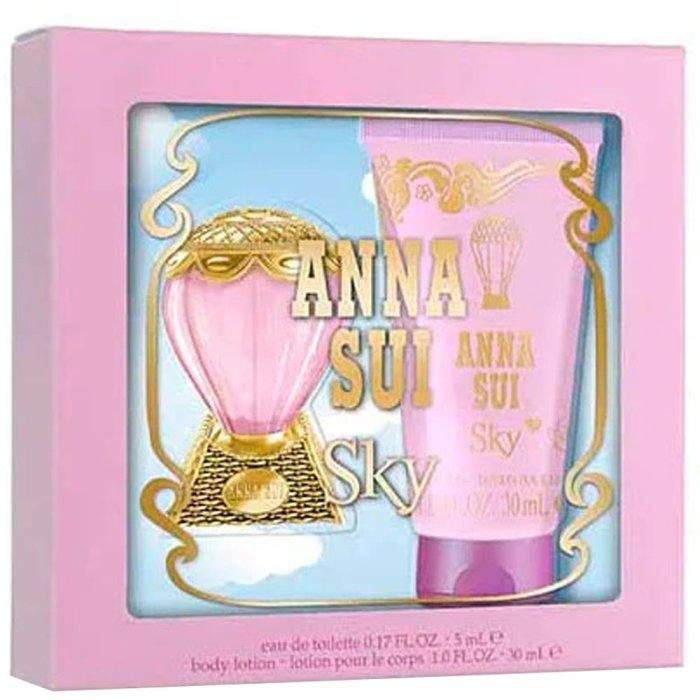ANNA SUI SKY (W) SET EDT 5ML + BL 30ML