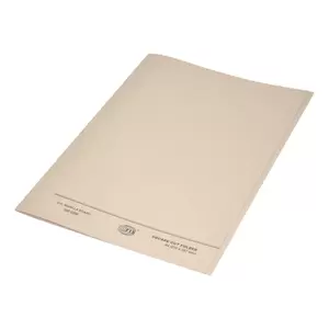 FIS Square Cut Folders Without Fastener Buff Color, Pack of 50 Pcs, 320 gsm, A4 Size - FSFF9A4BF