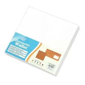 FIS Italian PU Bifold Design Wallets Polyurethane For Men, ID Card Window, 6 Card Slots, 2 Sideways Pockets, Divided Bill Compartments, Brown Colour, Closed Size 100 x 105 mm - FSPQBRD3