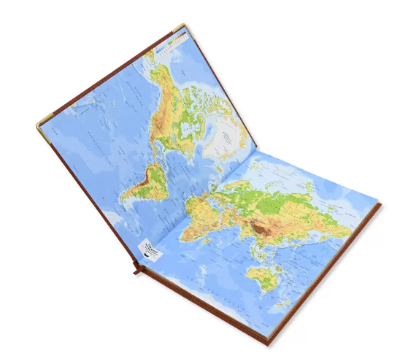 FIS Golden Executive Diary 2024 Arabic/English/French (1-Week at a glance) Brown - FSDI35AEG24BR