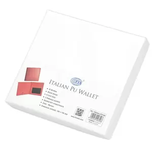 FIS Wallet Italian PU 10x10.5cm, Maroon - FSPQWALLETPUMR