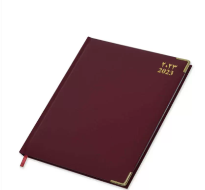 FIS Executive Diary 2023 Black (Arabic/English/French) 1-Week at a glance, FSDI33AE23MR