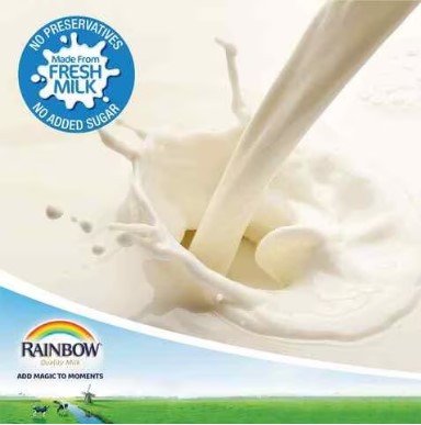 Rainbow Evaporated Milk Vitamin D 410g