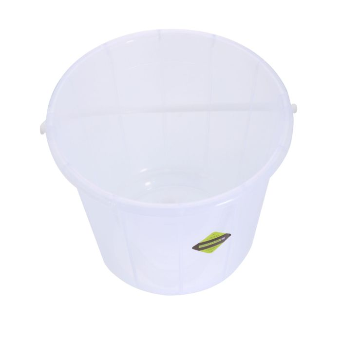 Transparent Bucket With Lid, 20L Plastic Bucket RF10694 | Comfortable Handle For Easy Grip | Multifunctional | Ideal For Home, Garden, DIY Bucket | Leakproof Bucket With Lid