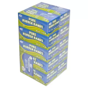 10 Boxes FIS Pure Rubber Band Yellow - FSRB32