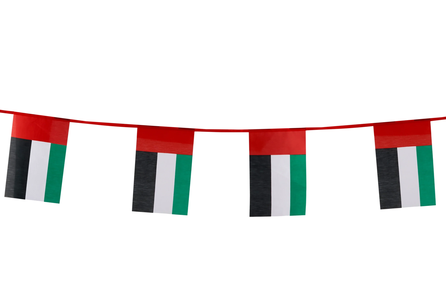 UAE Flag Fabric Bunting Banner 1 Packet