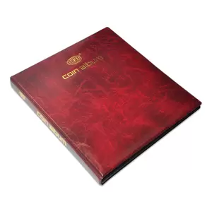 FIS Coin Album 230x270mm, Maroon - FSHOCO12