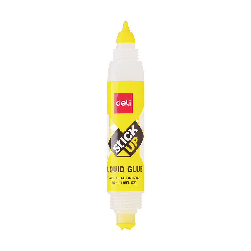 Deli EA21310 School Supplies- Dual Tip Stick Up Liquid Glue 35ml (1PC)