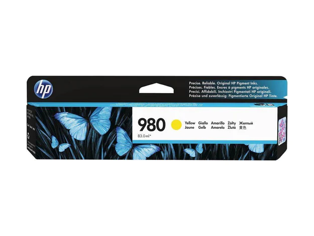 HP 980 Yellow Original Ink Cartridge (D8J09A)