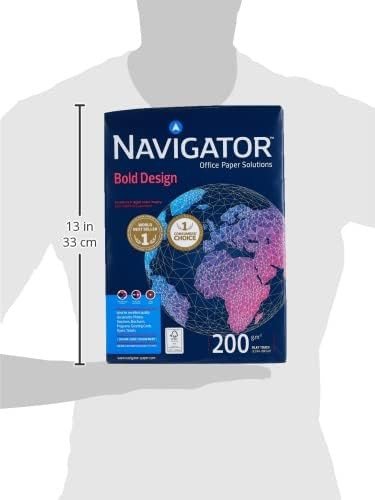 Navigator A4 Paper 200gsm Silky Touch Ultra-Bright White 150 Sheets