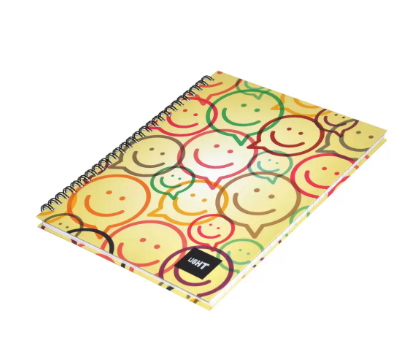 LIGHT Pack of 5 Spiral Hard Cover Notebook, Single Line, 9X7 Inches (22.86 X 20.32 CM) 100 Sheets -LINBS971705