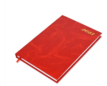 FIS Diary 2023 English (Friday & Saturday Combined) A5, Red - FSDI91E23RE