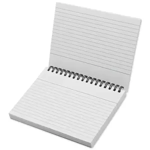 FIS Ruled Record Card 180 GSM 6X4 Inch Double Loop Spiral 50 Sheets White -FSIC64-180SPWH