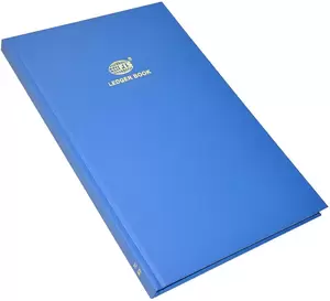 FIS Ledger Book, Azure Laid Ledger Paper, FS (210 x 330 mm) Size, 2 Quire - FSACLTC2Q82