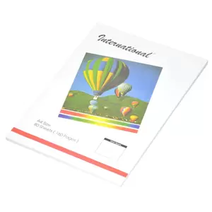 FIS International Exercise Books 10 mm Square, 160 Pages, Pack of 10 Pieces, A4 Size - FSEB10A4INT80